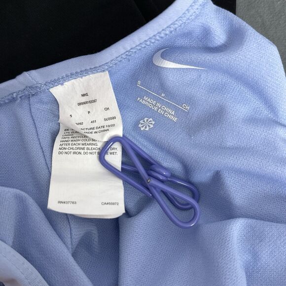 Nike Have a Nike Day Women's Small U Back One Piece Swimsuit Blue Happy Face - Picture 5 of 7